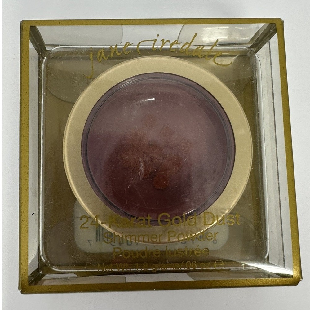 Jane Iredale 24-Karat Gold Dust Shimmer Powder Rose Gold 1.8g 0.06oz NEW